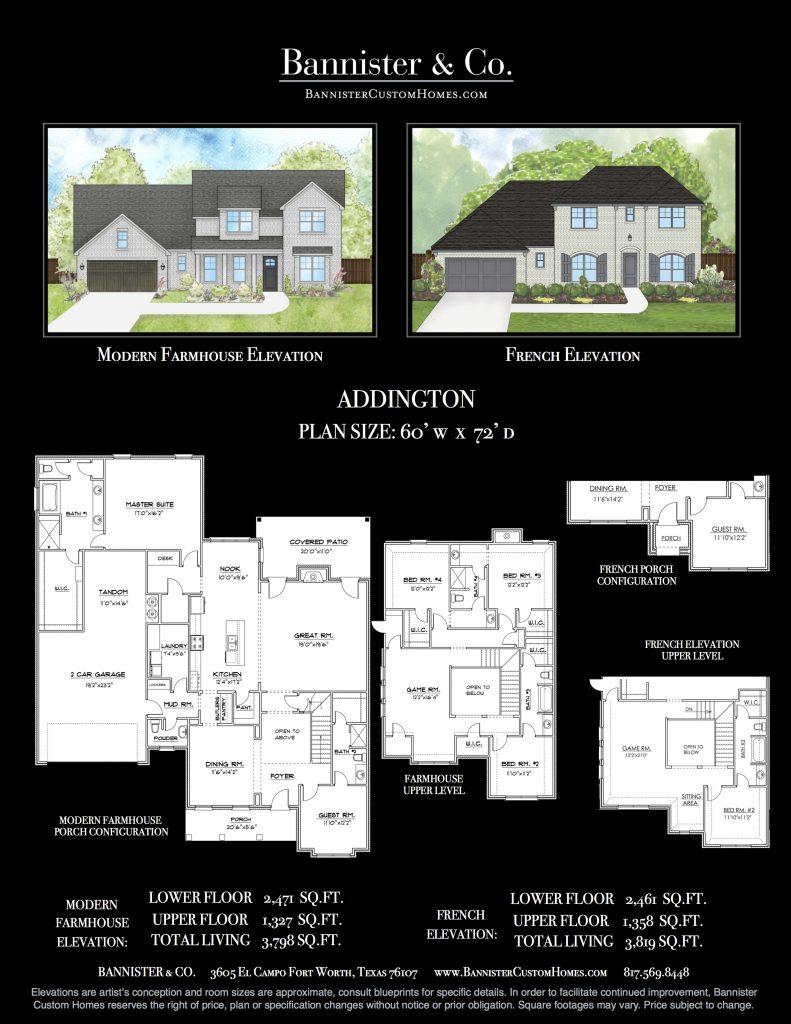 Bannister Custom Homes Available to Build